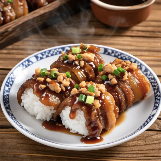 Negi Shio Pork Wrapped Rice Balls