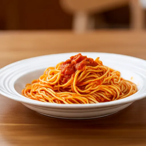 Basit Domatesli Spagetti