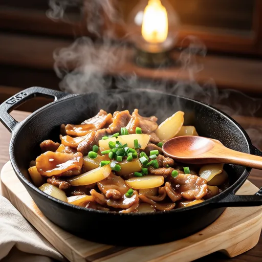 Pork and Daikon Ginger Stir-fry