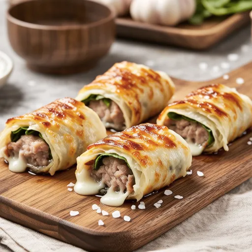 Grilled Pork Belly Rolls