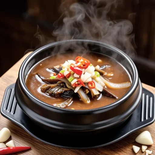Kimchi Soybean Paste Soup (Siraegi Doenjang-guk)