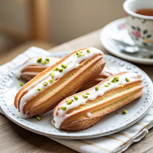 Yuzu Financier with Lemon Glaze