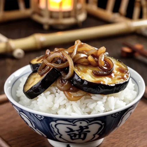 Eggplant Rice Bowl