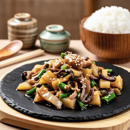 Shishito Peppers and Konjac Stir-fry