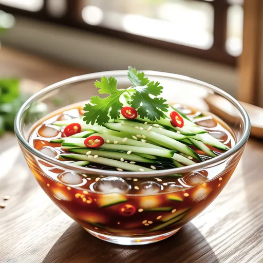 Spicy Cucumber Cold Soup