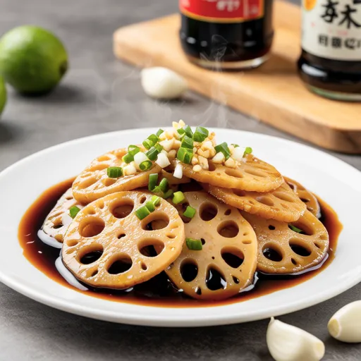 Garlic Ponzu Stir-fried Lotus Root