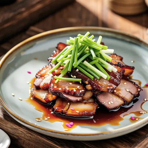 Pork Belly with Chive Salad