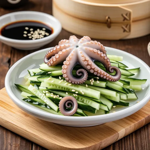 Pickled Octopus and Cucumber Salad