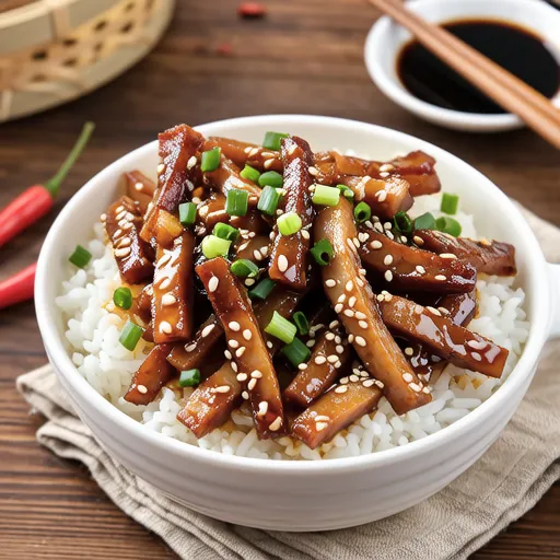 Chive Spam Rice Bowl