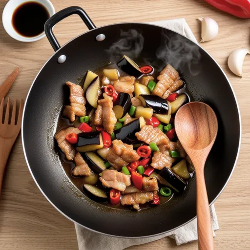 Pork and Eggplant Oyster Stir-fry