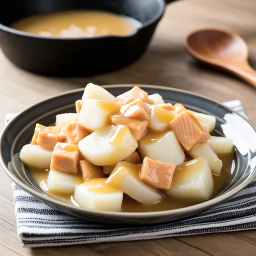 Nagaimo and Cod Roe Butter Stir-fry