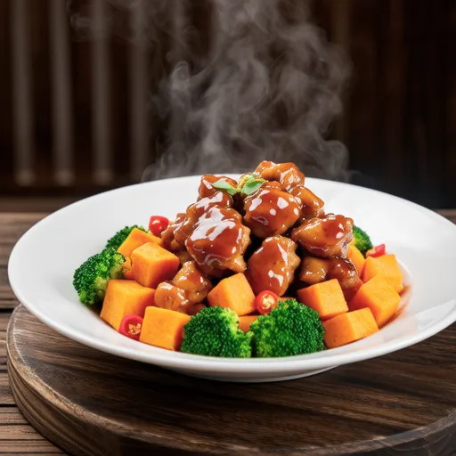 Sweet Potato and Chicken Stir-fry