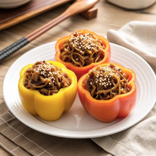 Stuffed Bell Peppers with Hanpen