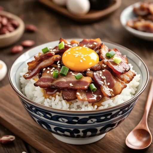 Sweet and Savory Bacon Rice Bowl