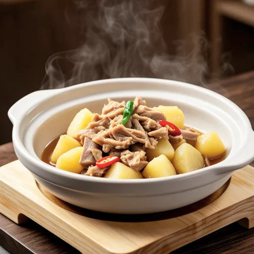 Tuna Potato Braised Dish
