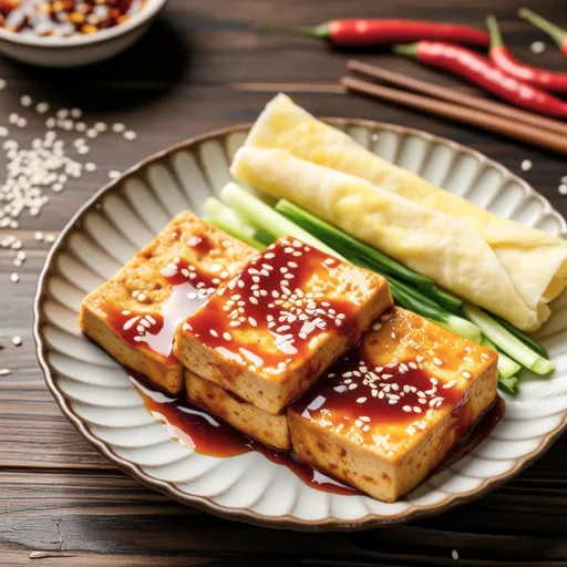 Tofu Grilled with Spicy Vinegar Sauce