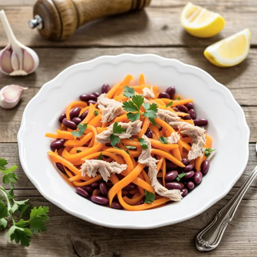Carrot and Bean Simple Salad