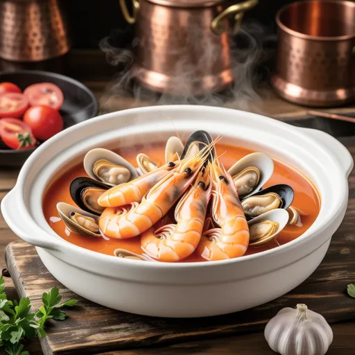 Rich Seafood and Tomato Soup