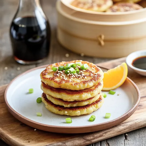 Crispy Tofu Tuna Pancakes