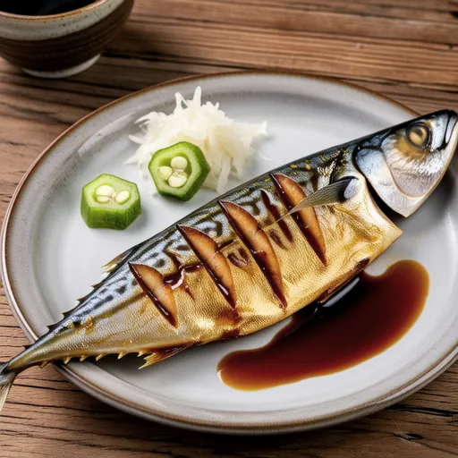 Grilled Salted Horse Mackerel