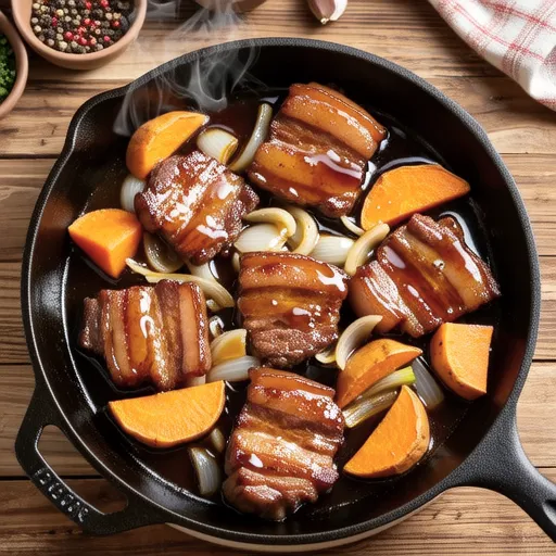 Pork and Sweet Potato Butter Teriyaki