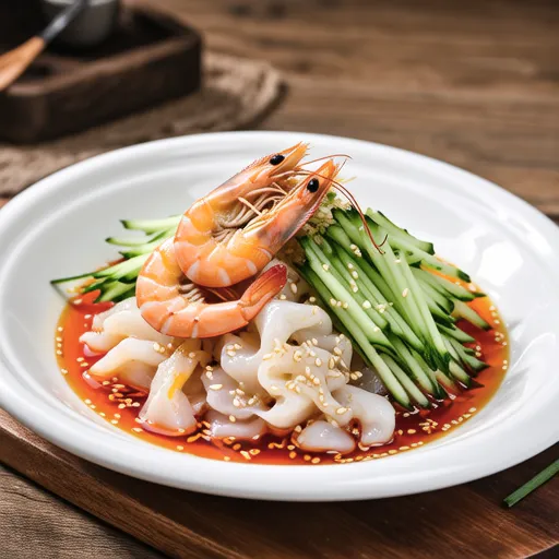 Spicy Shrimp and Chinese Jellyfish Salad
