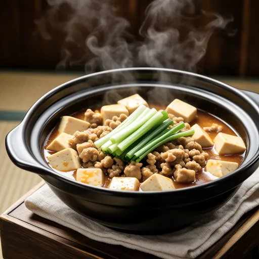 Tofu and Garlic Chive Sukiyaki