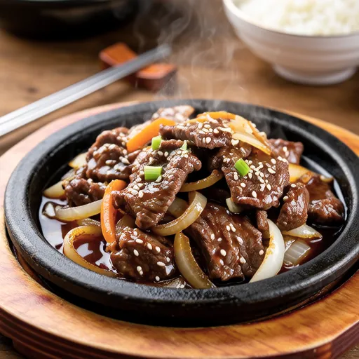 Soy Sauce Marinated Beef Bulgogi
