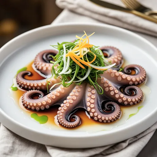 Octopus Carpaccio (Lemon Soy Sauce Flavor)