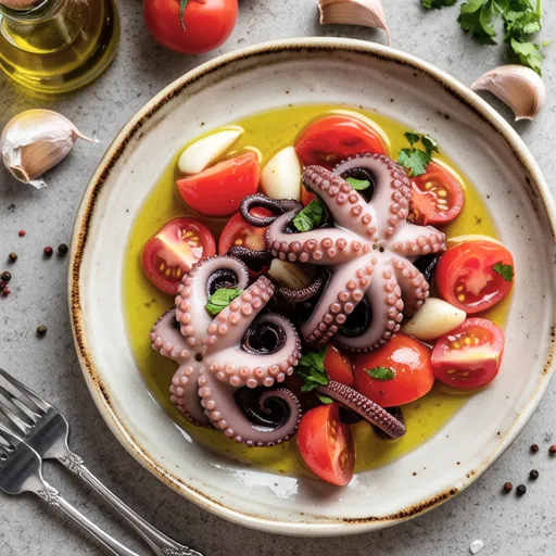 Tomato and Octopus Ajillo