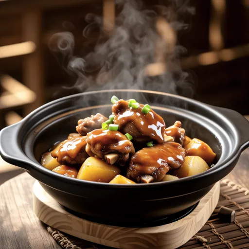 Simmered Chicken and Nagaimo