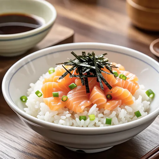 Salmon and Nori Tsukudani Mixed Rice