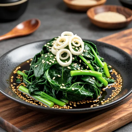 Seasoned Spinach Side Dish