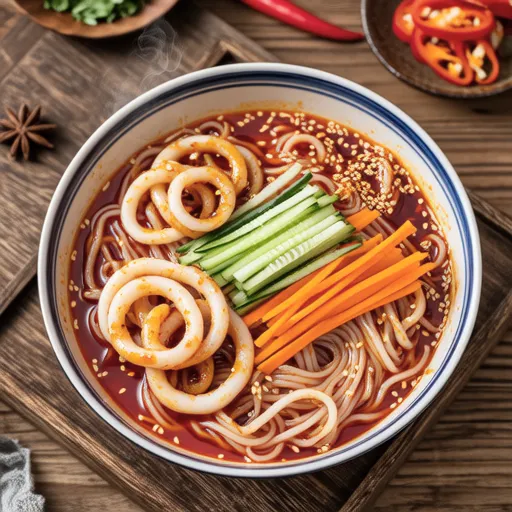 Squid Spicy Noodles