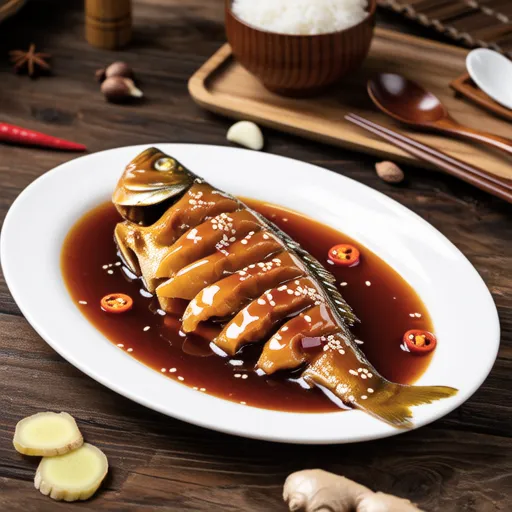 Braised Pacific Saury in Soy Sauce