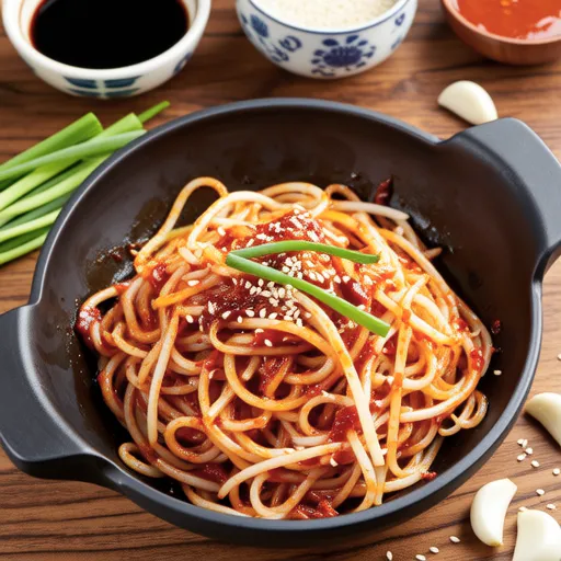 Spicy Bean Sprout Japchae