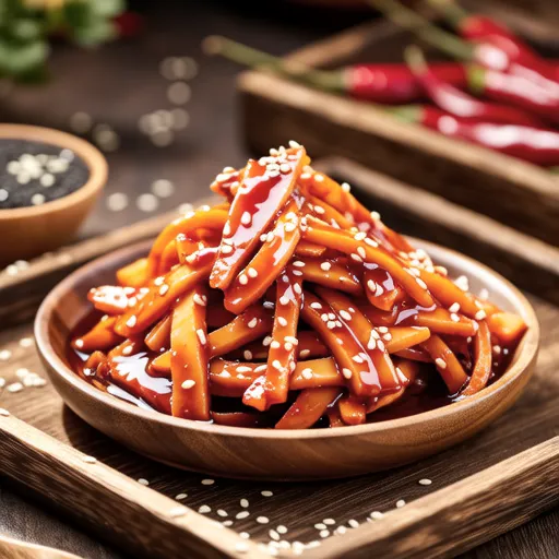 Crispy Pepper Salad with Premium Korean Sauce