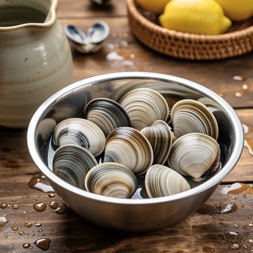 Clam Sand Removal Using Warm Water