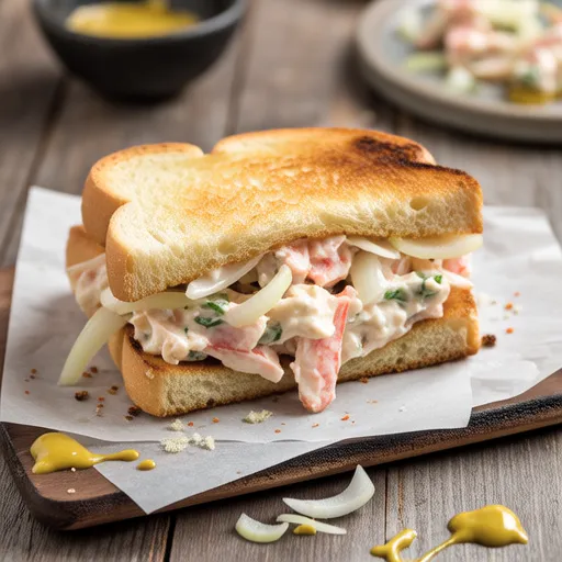 Simple Crab Stick Sandwich