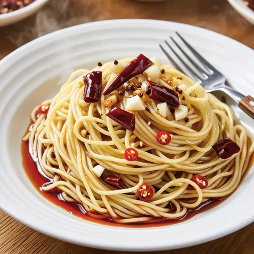 Shishito and Shirasu Oil Pasta