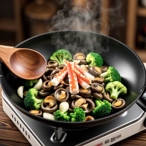 Broccoli and Mushroom Stir-fry