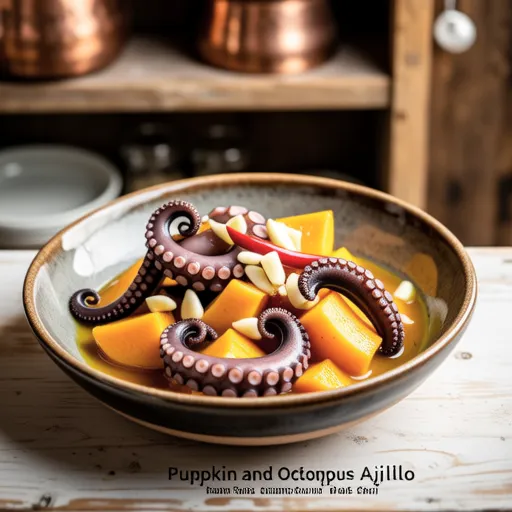 Pumpkin and Octopus Ajillo