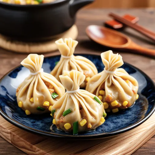 Ingen no Kinchaku-ni (Stuffed Fried Tofu Pouches)