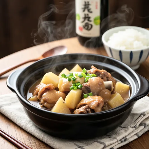 Simmered Daikon and Chicken with Yuzu Pepper