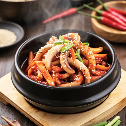 Baek Jong Won Stir-fried Squid
