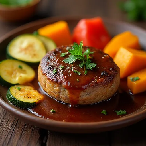 Cheese Hamburg Steak Oven Bake