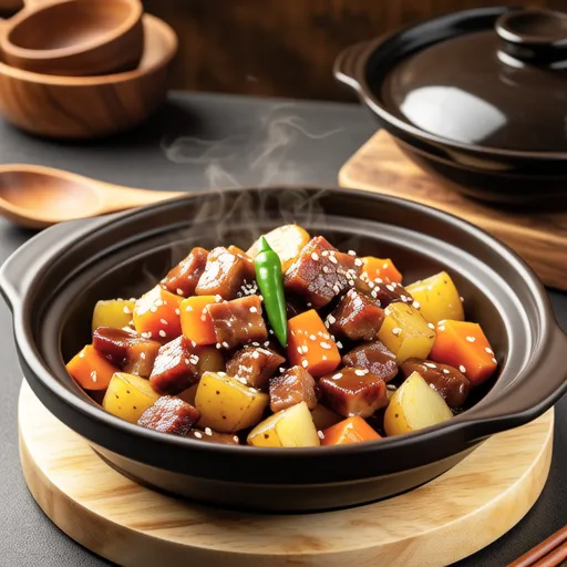 Spicy and Sweet Braised Potatoes