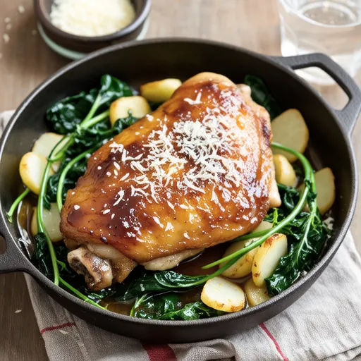 Chicken Thigh Cheese Sauté