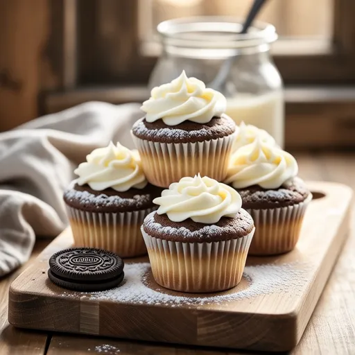 Oreo Cream Cheese Muffins