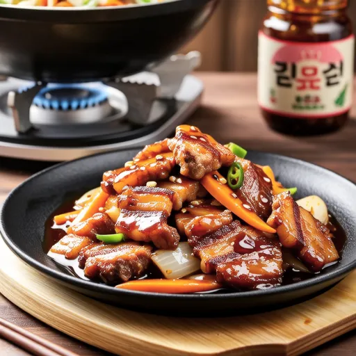 Spicy Korean Stir-fried Pork (JeYuk Bokkeum)